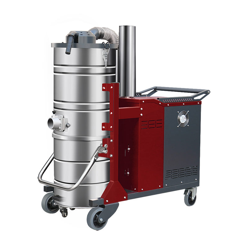宁德坦洁380V 双桶手动反吹工业吸尘器X8系列